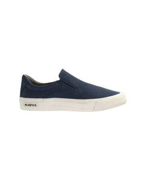 SeaVees Hawthrone Slip On Standard Tru Navy Poplin Swill Blue Mens Zapatos