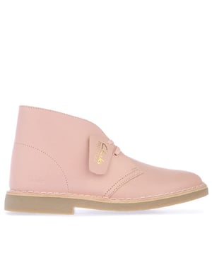 Botas Clarks Originals Desert Boot 2 de piel para mujer en rosa