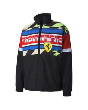 Puma Scuderia Ferrari Woven Mens Motorsport Chaqueta Top 596137 02