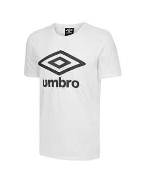 Umbro Logotipo grande Camiseta blanca para hombre