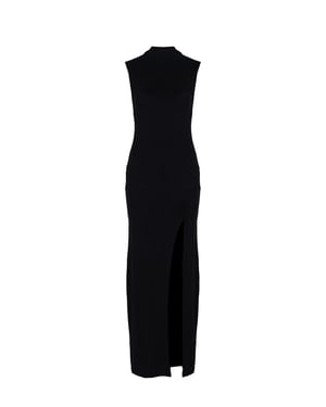 La Haine Inside Us Vestido Long Dress de mujer negro