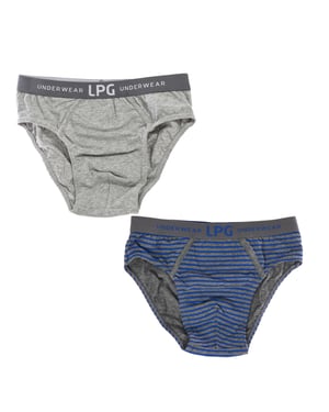 Pack-2 Slips tejido transpirable y frontal anatómico LP1016 niño