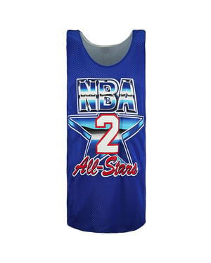 Mitchell y Ness Charlotte Hornets Larry Johnson Reversible Mens Vest