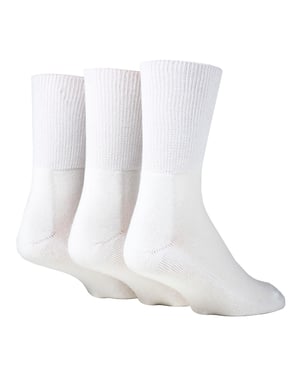 Calcetines de Bambú Extra Anchos para Diabéticos de IOMI | 3 Pack | 4 Colores