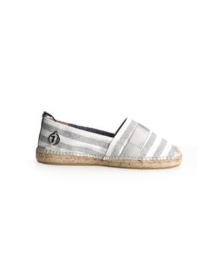 Trussardi Jeans Alpargatas Mujer Plata