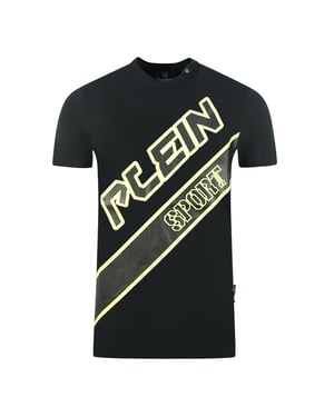 Plein Sport camiseta negra con logo grande