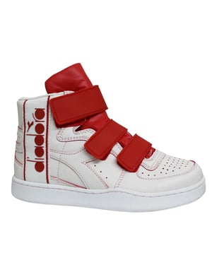 Diadora Mi Cesta para hombres/entrenadores rojos
