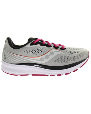 Saucony Ride 14 entrenadores de carreras de mujer gris