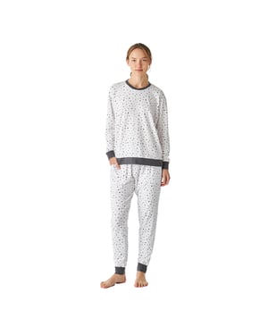 Pijama de algodón manga larga JJBEP1501 mujer