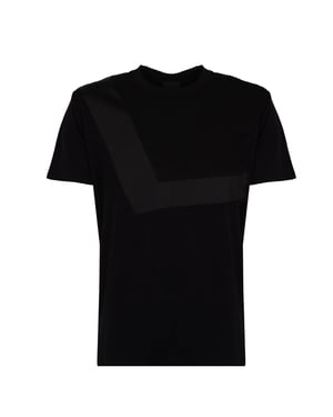 Les Hommes T-Shirt del hombre negro