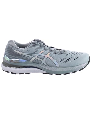 ASICS GEL-KAYANO 28 PLATINUM Gray Mens Running Trainers
