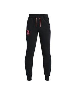 Under Armour Rival Terry Niño Pantalón Negro