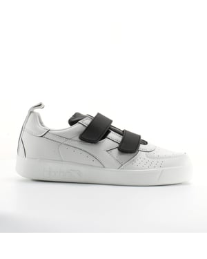Diadora b cinta de élite para hombres entrenadores blancos