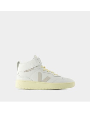 Zapatillas V-95 - Veja - Piel - Blanco