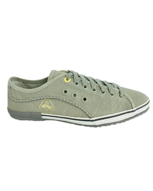 Puma Rudolf Dassler Scherenbahn Entrenadores para hombres Lace gris de cuero 346190 02 B6D