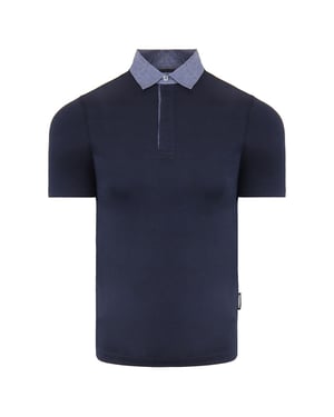 Emporio Armani Mens Navy Polo