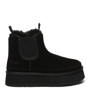 EVER AU Mujer Botines Chelsea Plataforma De Piel - Shoveler