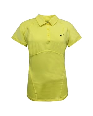 Nike activetennis amarillo polo - mujer