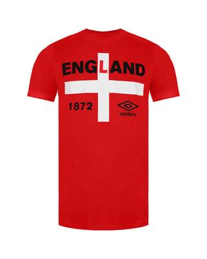 Umbro England 1872 camiseta roja para hombre