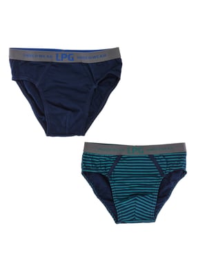 Pack-2 Slips tejido transpirable y frontal anatómico LP1016 niño