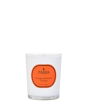 Vela de Naranja, Madera de Cedro y Clavo