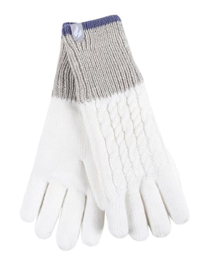 Heat Holders - Guantes térmicos de invierno para mujer estilo Kisdon - Crema