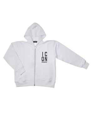 Sudadera con Capucha Slouch Fit Icon DQ2029D0-03GDQ Niño