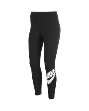 Leggings negros con logo Swoosh grande de Nike