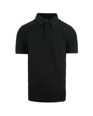Camiseta negra para hombres de dos tonos