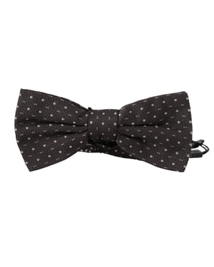 Corbata Papillon para Hombre en Seda 100% con Lunar Gris de Dolce & Gabbana