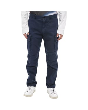 Diesel Pantalones P-Cor-Embnew del hombre azul oscuro