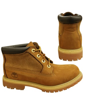 Timberland Nellie Lace Up Rust Leather Tobillo Chukka Botas A1Gym x2a