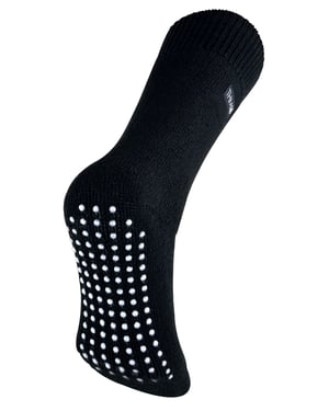 THMO - Calcetines térmicos para hombre con forro polar y puños antideslizantes