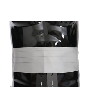 Cinturón para hombres Dolce & Gabbana gris en 100% seda