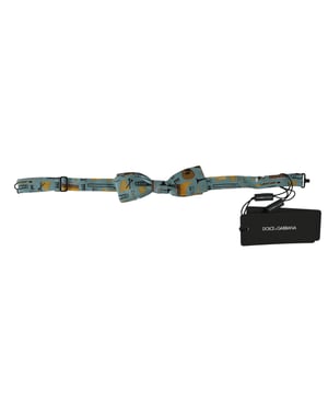Corbata de moño ajustable Papillon Jazz Club en verde menta de Dolce & Gabbana