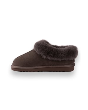 Aus Wooli Australia Pantuflas tradicionales unisex de lana de oveja - Gris