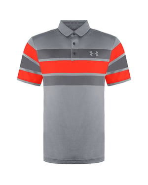Polo Under Armour Playoff 2.0 Gris/Naranja para hombre