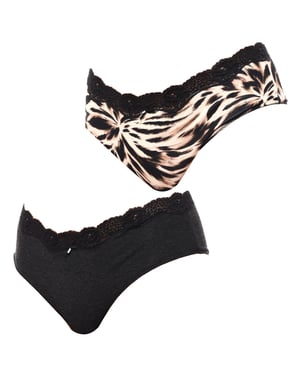 Pack 2 Tangas Shorty Coquettes 1031025 mujer
