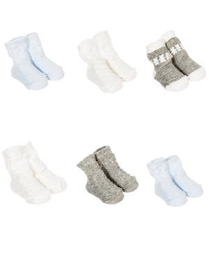 Pack-6 Calcetines estampados 2001 bebé