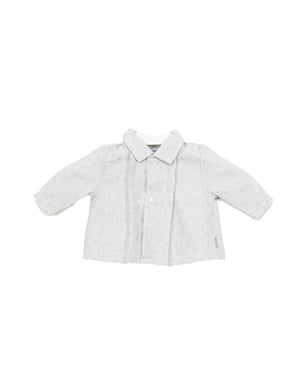Camisa manga larga y cuello de solapa 1025W16 niña