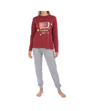 Pijama de invierno manga larga KLP1 mujer
