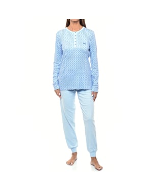 Pijama de invierno manga larga KLP1 mujer