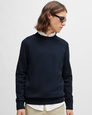BOSS Orange Asac C Suéter de Cuello Redondo para Hombre