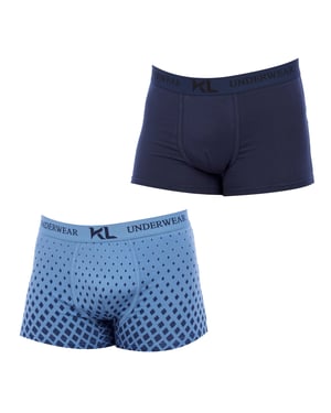 Pack 2 Boxers de tejido transpirable KLB2 hombre