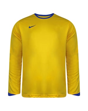 Camiseta de fútbol amarilla con logo Nike para hombre