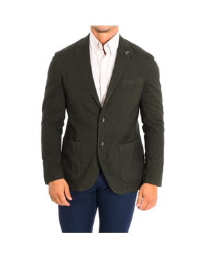 Americana manga larga con corte regular PMJA03-TL219 hombre
