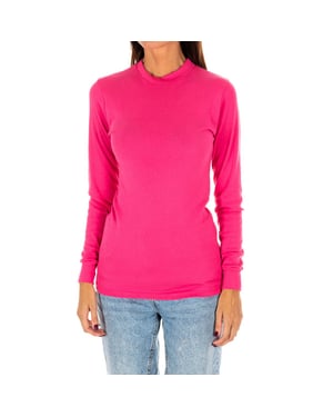 Camiseta manga larga y cuello medio alto 1625-M mujer