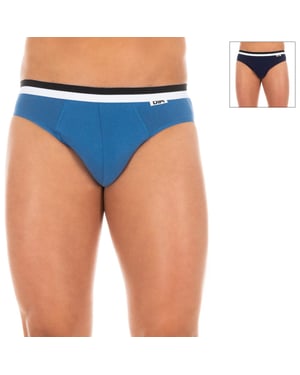 Pack-2 Slips Unno Basic tejido transpirable D05H1 hombre