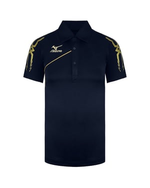 Polo Mizuno DryLite Hombre Azul Marino
