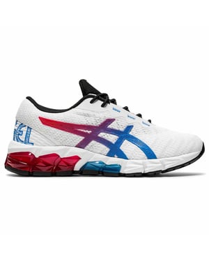 ASICS gel-quantum 180 5 gs para niños entrenadores blancos